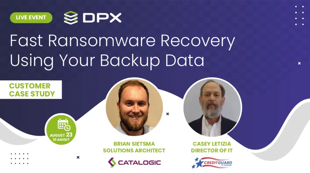 Fast Ransomware Recovery Using Your Backup Data social