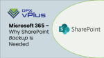 Microsoft 365 - Why SharePoint Backup is Needed