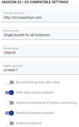 Wasabi S3 info definition