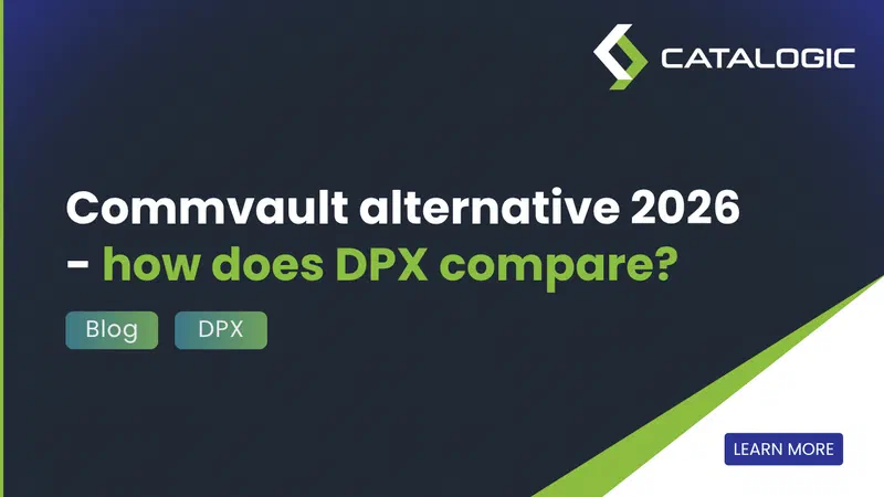 Commvault alternative 2026 - how does DPX compare?