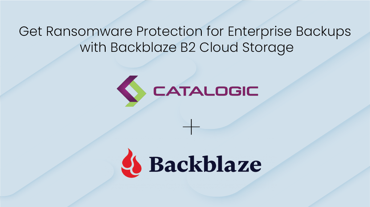 Catalogic and Backblaze webinar graphic