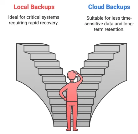 Disaster recovery plan setup screenshot