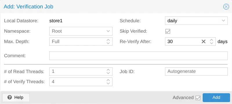 Proxmox Backup Schedule