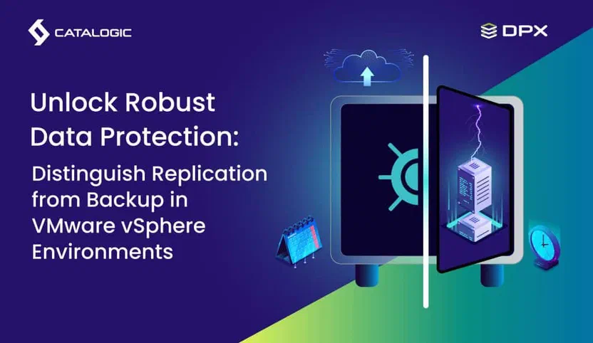 VMware backup and replication protect different recovery objectives