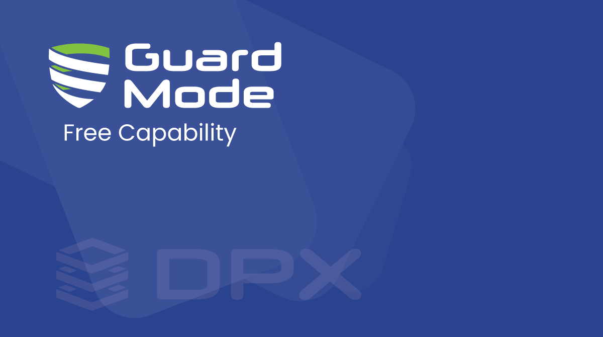 Catalogic DPX backup storage workflow