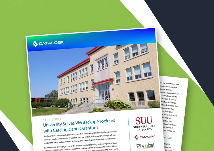 Southern Utah University solves VM Backup Problems with Catalogic and Quantum