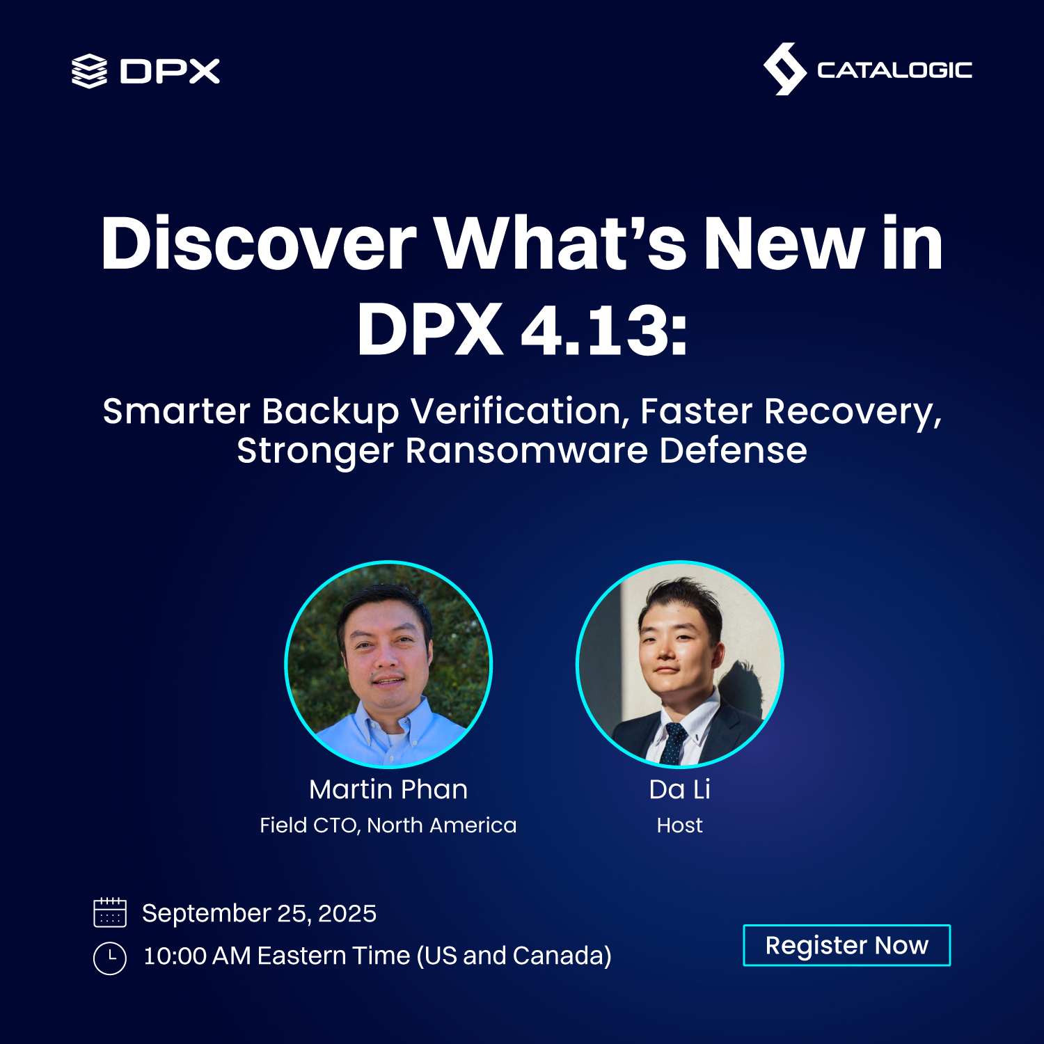 DPX 4.13 webinar speakers